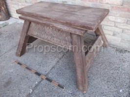 Medieval massive carved table