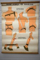 School poster - First aid for bleeding