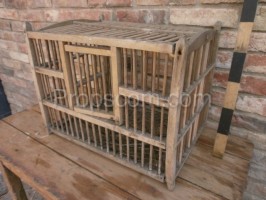 Wooden cage