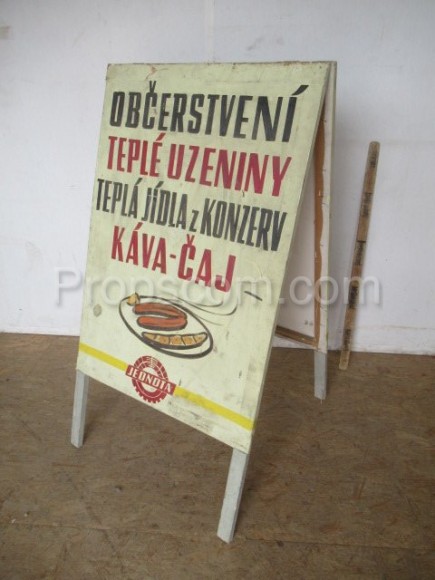 advertising banner: refreshments
