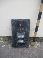 Panel with electricity meter and circuit breaker