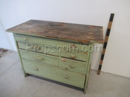 Workshop cabinet with drawers