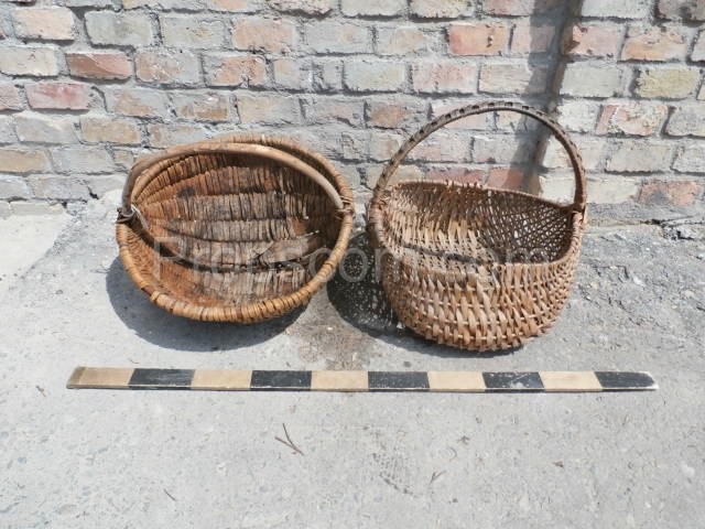 Wicker baskets collection