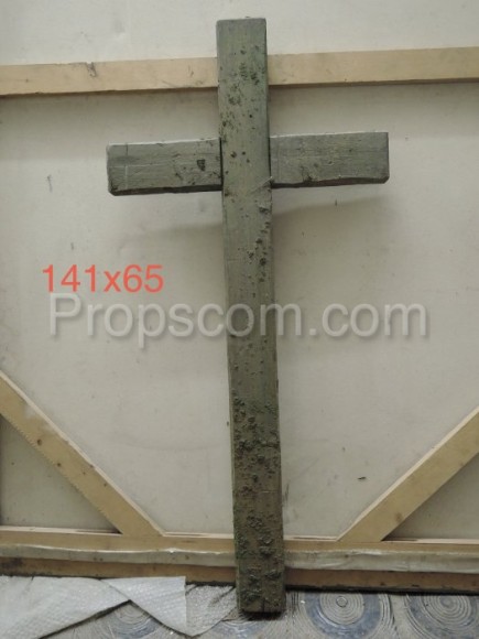 Wooden cemetery cross