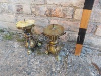 Brass candlesticks