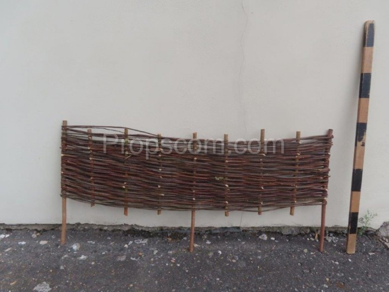 Wicker fence