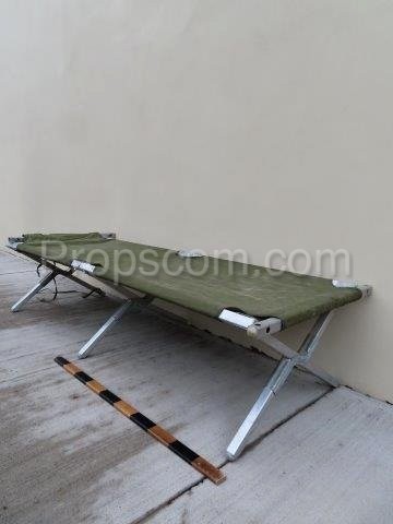 Military folding bed