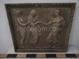 sculpture greek plaster motif