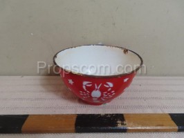 Enamelled bowl