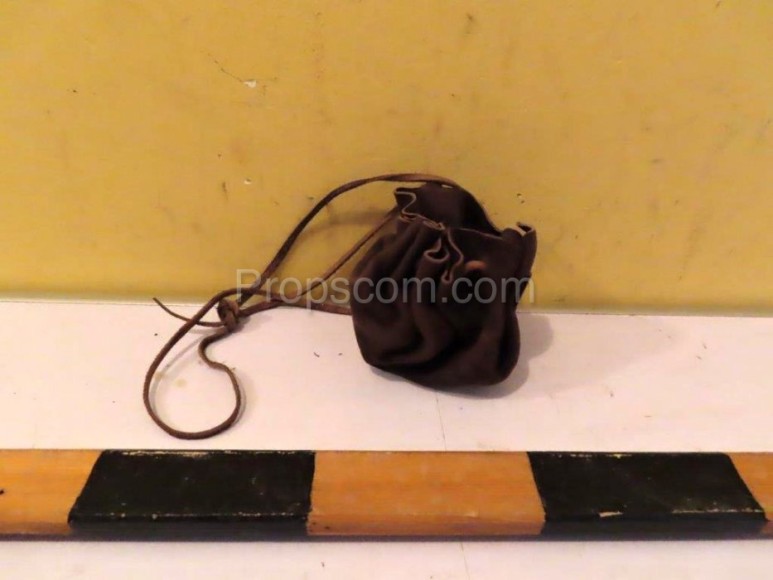 Leather bag for gold coins