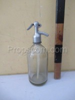 Clear siphon bottle