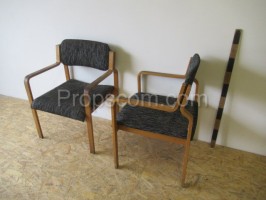 Padded armchairs