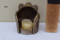 Candlestick for a smaller candle