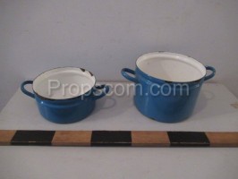 Enamel pots