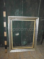 wooden silver frame