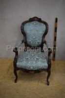 Upholstered armchair