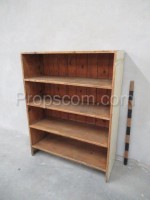 Wooden bookshelf