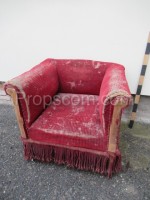 Upholstered armchair