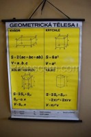 School poster - Geometric solids I.
