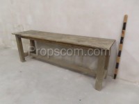 Wooden bench