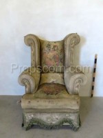 Upholstered armchair