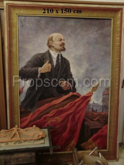 painting by Vladimir Ilyich Lenin XL