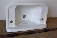 White washbasin