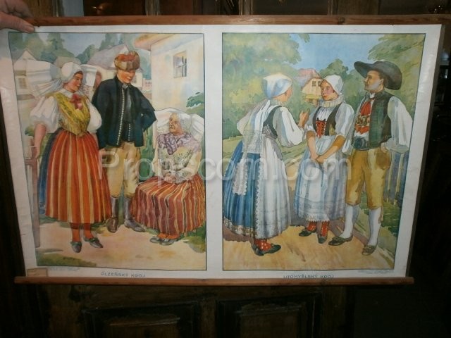 School poster - Country costumes