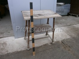 Wooden storage table