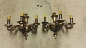 three - branched wall sconce