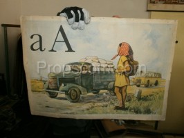 School poster - Letter A