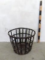 Wrought iron basket