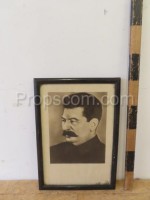 Glasiertes Foto Josif Vissarionovič Stalin