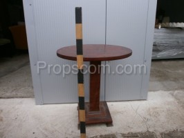 Wooden round table