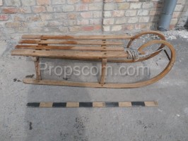 Wooden sled