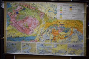 Geological map of Czechoslovakia