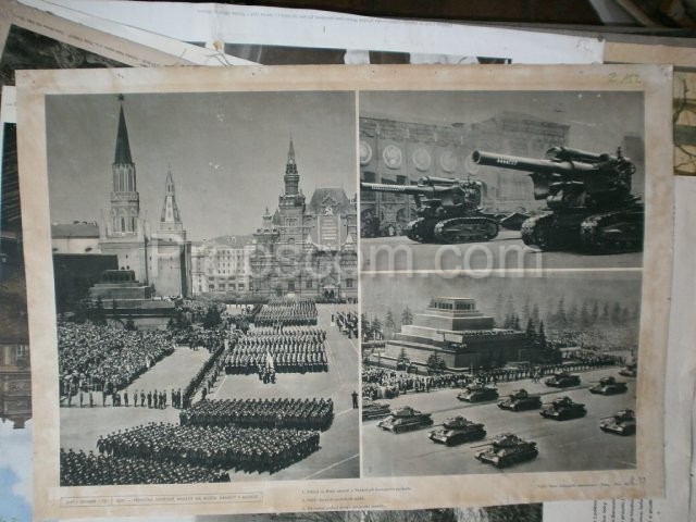 Schulplakat - Russische Militärparade