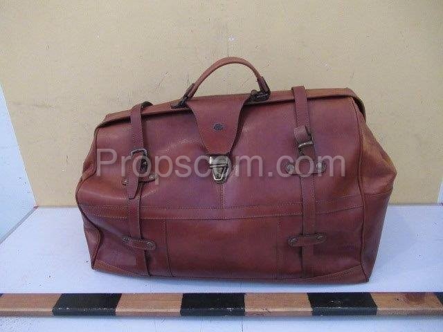 Brown leather bag