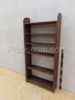 Solid dark bookcase