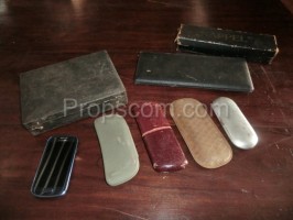 Various glasses with cases