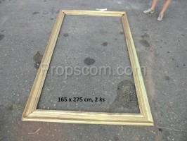 Large gilded frame