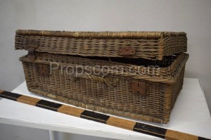 Wicker suitcase