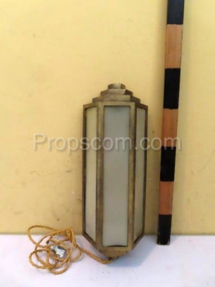 brass wall lamp