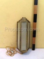 brass wall lamp