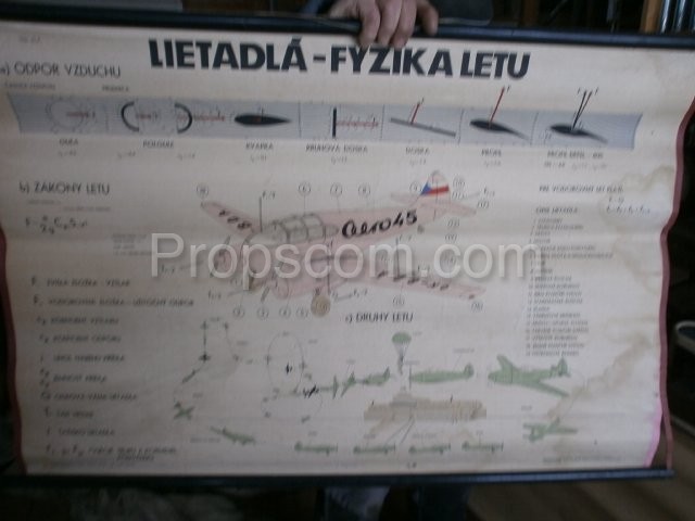 School poster - flight physics