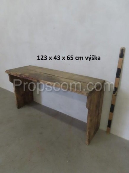 Wooden bench