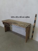 Wooden bench