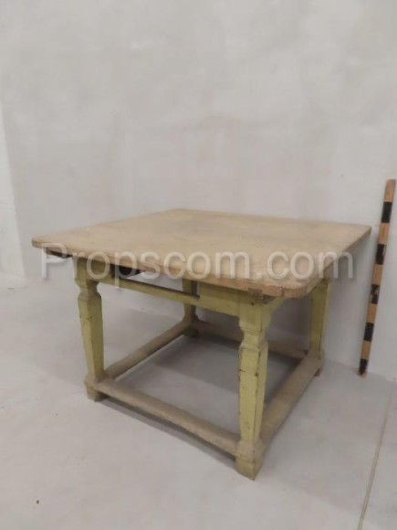 Wooden table with legs 