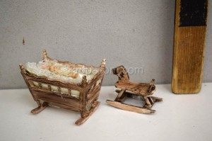 Cradle with a horse