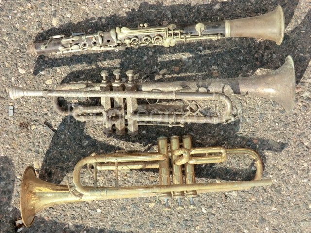 Various wind instruments